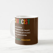 Mug Pharmacien Définition Noun Funny Pharmacien  (Devant gauche)