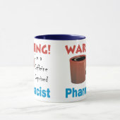 Mug Pharmacien déshérité par caféine (Centre)