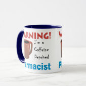 Mug Pharmacien déshérité par caféine (Devant gauche)