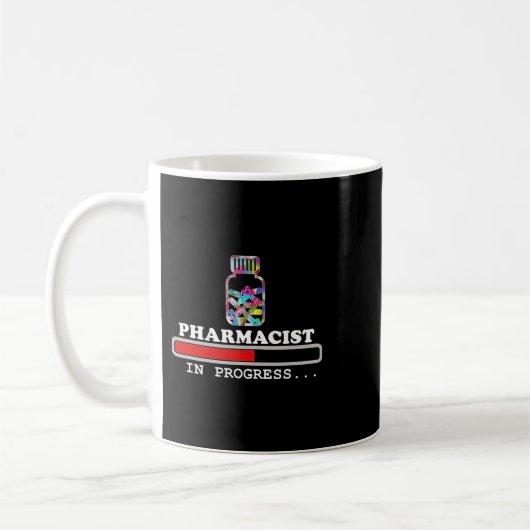 Mug Pharmacien Funny humour pharmacie chargement progr (Gauche)