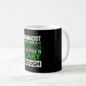 Mug Pharmacien Halloween Costume Technicien en pharmac (Devant droit)