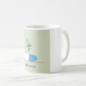 Mug Pharmacien sur un comprimé (Devant droit)