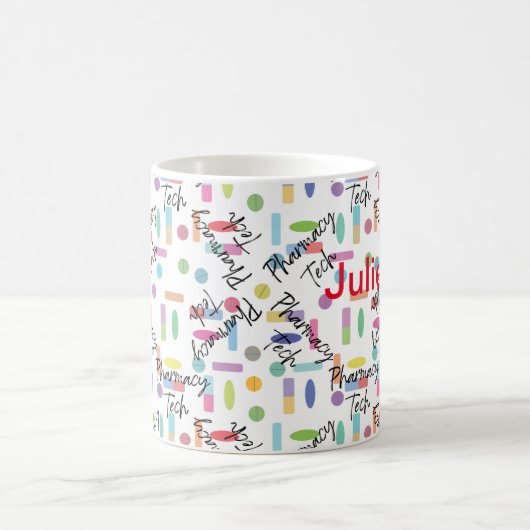 Mug Pharmacy Tech design ajouter nom (Centre)