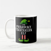 Mug Pharmacy Tech Elf Matching Family Group Christmas (Gauche)