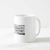 Mug Pharmacy Tech Quote Medicine Pharmacist Technician (Devant droit)