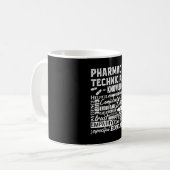 Mug Pharmacy Technician Quote Medicine Pharmacist (Devant gauche)