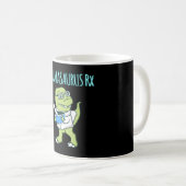 Mug Pharmasaurus Pharmaciste Technicien en pharmacie P (Devant droit)