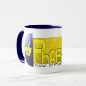 Mug PharmD - docteur de PILULE de pharmacie (Devant gauche)