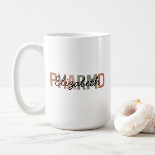 Mug PharmD personnalisé, cadeau de pharmacien avec nom