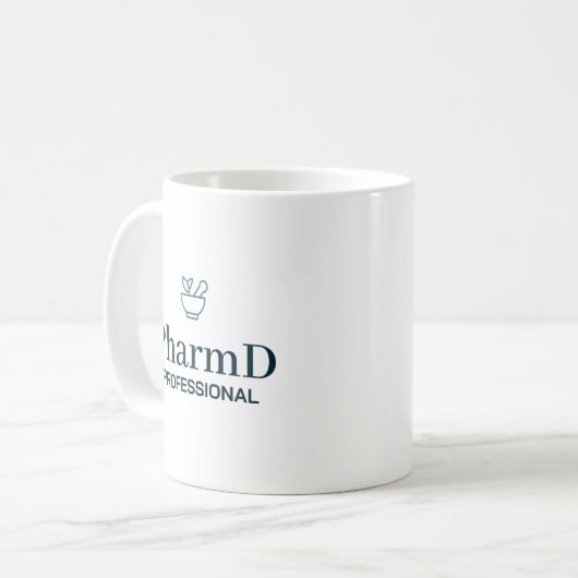 Mug PharmD Professional Identity Typography (Devant gauche)