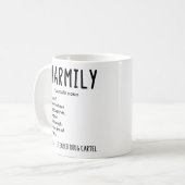 Mug Pharmily Funny Pharmacy pour Technicien en pharmac (Devant gauche)