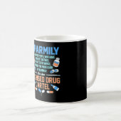 Mug Pharmily Pharmacy Technicien Pharmacy PharmD (Devant droit)