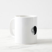 Mug Phase Lunaire Aquarelle Douce - Noir Monochrom (Devant gauche)