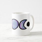 Mug Phases de la Lune art MoonChild violet             (Devant droit)