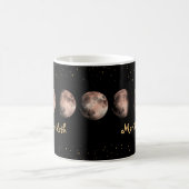 Mug Phases de la lune sur une nuit étoilée Personnalis (Centre)