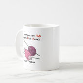 Mug PhD dans le tricot (Devant gauche)