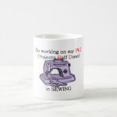 Mug PhD de couture (Centre)