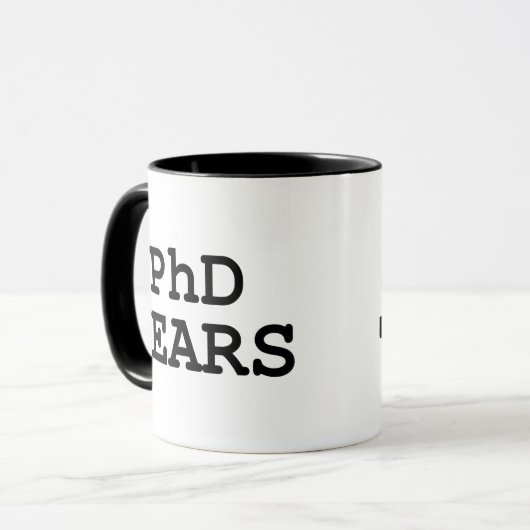 Mug PhD Larmes (Devant gauche)