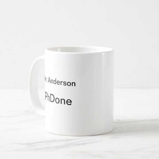 Mug PhDone Simple Modernisation (Devant gauche)