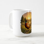 Mug Pheasant Sunset Hunting Bird Wildlife Gift (Devant gauche)