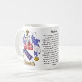 Mug Phelan, l'origine, la signification et la crête (Devant gauche)