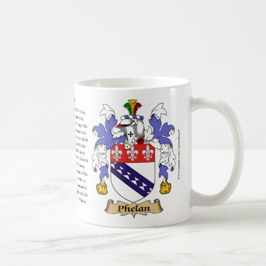 Mug Phelan, l'origine, la signification et la crête (Droite)