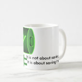 Mug PHEV vert (Devant droit)