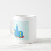 Mug Philadelphie cyrillique (Devant gauche)
