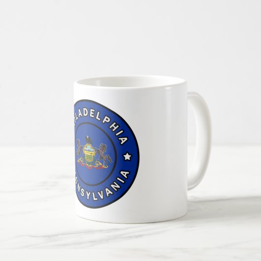 Mug Philadelphie Pennsylvanie (Devant droit)