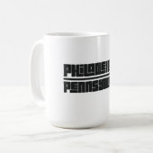 Mug Philadelphie - Pennsylvanie (Devant gauche)