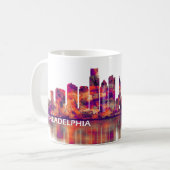 Mug Philadelphie Pennsylvanie Skyline (Devant gauche)