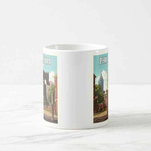 Mug Philadelphie vintage Pennsylvanie (Centre)