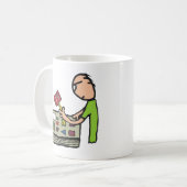 Mug Philatélie Collection de Timbres (Devant gauche)