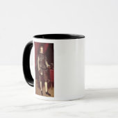 Mug Philip IV de l'Espagne en brun et argent (Devant gauche)