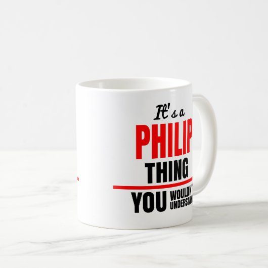 Mug Philip, tu ne comprendrais pas le nom (Devant droit)