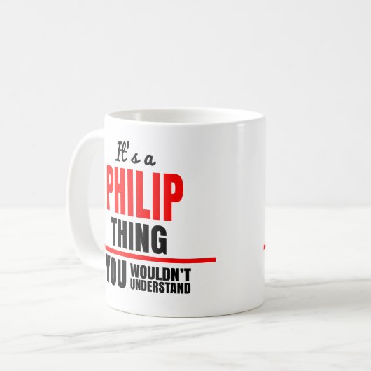 Mug Philip, tu ne comprendrais pas le nom (Devant gauche)
