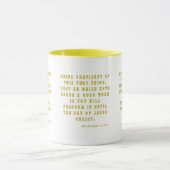 Mug Philippiens 1:6 KJV Bible Écriture Deux Tons (Centre)