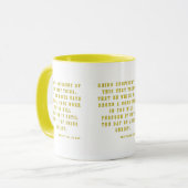 Mug Philippiens 1:6 KJV Bible Écriture Deux Tons (Devant gauche)