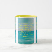 Mug Philippiens 1:6 KJV Bible Écriture Pic Deux Tons (Centre)