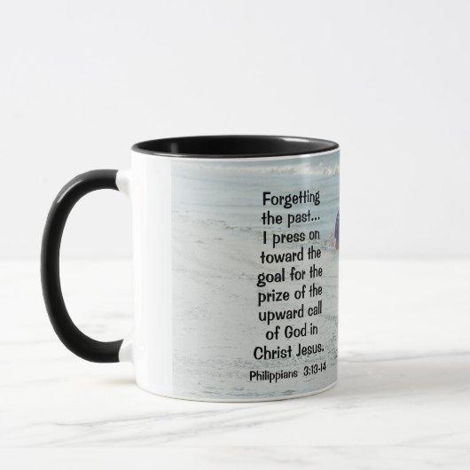 Mug Philippiens 3:14 Appel de Dieu, Fille Courante (Gauche)