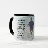 Mug Philippiens 3:14 Appel de Dieu, Fille Courante (Devant gauche)