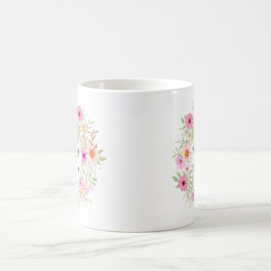 Mug Philippiens 4:13 Bible Scripture Verse Floral (Centre)