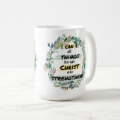 Mug Philippiens 4:13 Citation Verse De La Bible (Devant droit)