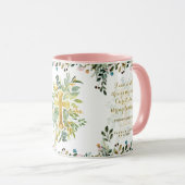 Mug Philippiens 4:13 Peuvent faire tout par Christ (Devant droit)