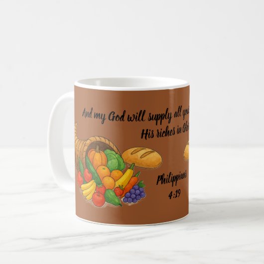 Mug Philippiens 4:19 (Devant gauche)