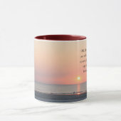 Mug Philippiens 4:6 Priez pour tout l'océan Sunset (Centre)