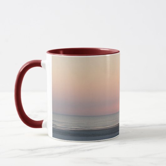 Mug Philippiens 4:6 Priez pour tout l'océan Sunset (Gauche)