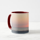 Mug Philippiens 4:6 Priez pour tout l'océan Sunset (Devant gauche)