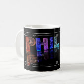 Mug Phillip - le Phillip nommé dans 3D s'allume (Devant gauche)