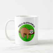 Mug Philo-sloth-phical Funny Animal Sloth Pun (Gauche)